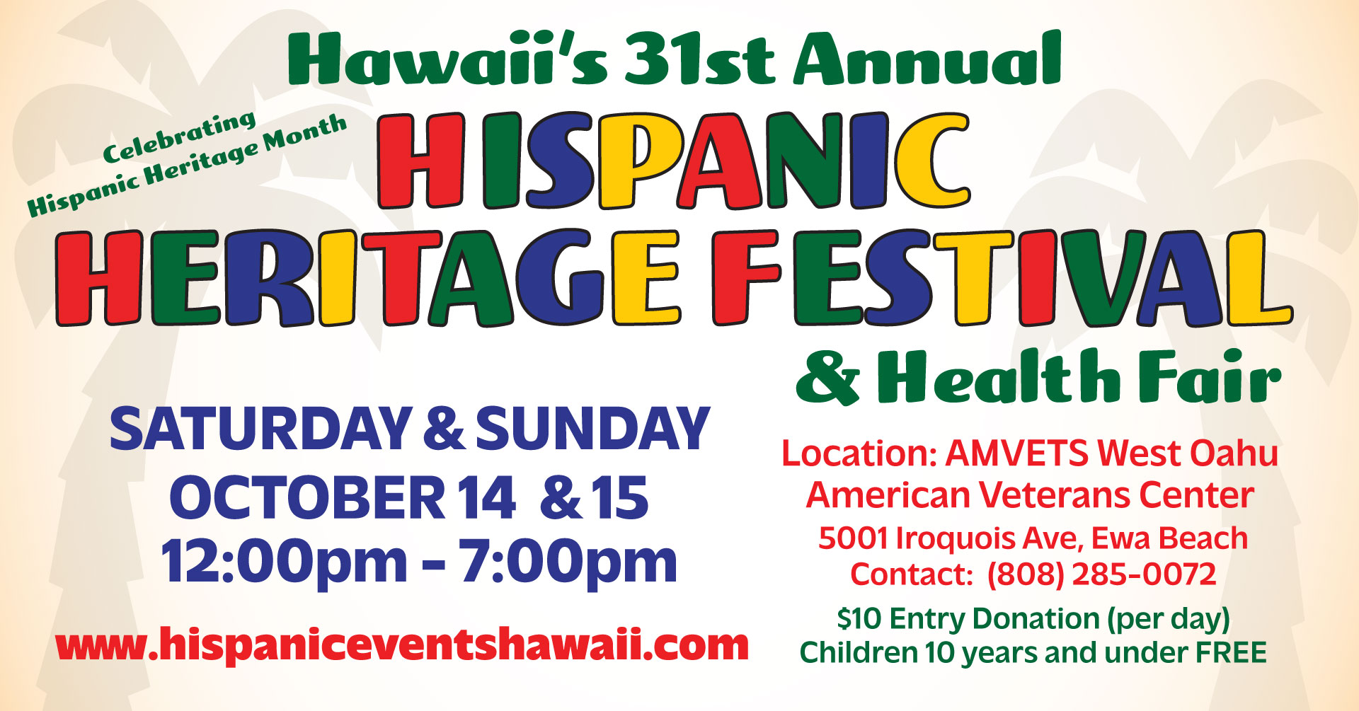 Hawaii Hispanic Heritage Festivals and Events Celebrating Hispanic